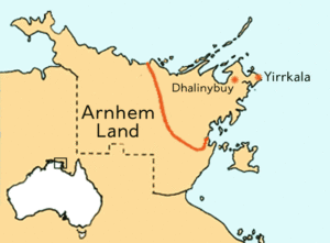 Arnhem Land map - ethnomusicology full circle